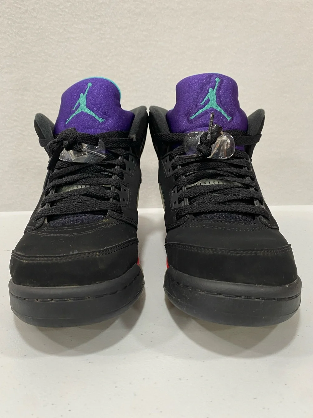 Nike Air Jordan 5 Retro GS Top 3 Black Metallic Grape Fire Red CZ2989-001 Sz 7Y